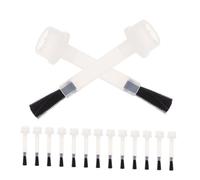 OATIPHO Cepillos para Esmalte de Uñas 100 Unidades 11x45 Mm Pinceles Pequeños de Repuesto para Botella de Esmalte en Gel para Profesionales y Aficionados al Arte de Uñas Herramientas