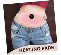 OATIPHO Cinturón Calefactor Eléctrico Masajeador Lumbar Eléctrico Calentador Menstrual Almohadillas Térmicas Portátiles Para Cólicos Menstruales Dispositivo Para Aliviar La Cintura