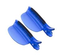 OATIPHO Clips para Mechas de Cabello de Plástico Azul, Diseño Versátil y Agarre Seguro, Ideales para Reflejos y Creación de Peinados, Paquete de 2 Piezas
