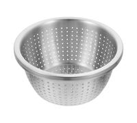 OATIPHO Colador de Acero Inoxidable Cuenco para Lavar Arroz para Lavar Frutas y Verduras Escurridor Rápido Resistente y Apto para Cocina Doméstica y