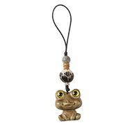 OATIPHO Colgante De Rana Para Teléfono Bolso Llavero De Animal Decoración De Madera Accesorio De Moda