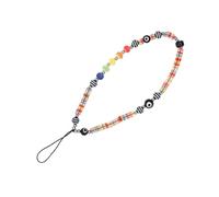 OATIPHO Cordón Bohemio para Teléfono Cuentas de Ojo Turco Correa de Muñeca de 32 CM Accesorio Antipérdida para Smartphone y Cámara Decoración Resistente para Uso Oficina y Viajes