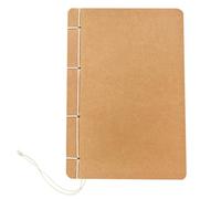 OATIPHO Cuaderno A5 Hecho a Mano Encuadernación de Hilo Papel Kraft Retro Blanco sin Madera Libreta para Bocetos y Escritura Creativa Cuaderno para Trabajo y Diario Personal