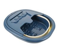 OATIPHO Cubeta Plegable para Baño de Pies Tapa Cubo para Remojar los Pies Diseño de Puntos Convexos para Masaje Ligera y Compacta Adecuado para Spa de Pedicura y Uso Doméstico Aire