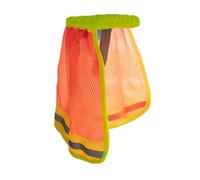 OATIPHO Cubierta Reflectante para Casco de Seguridad Naranja Fluorescente, Parasol Transpirable y Ligero para Protección Solar en Construcción, Accesorio Práctico para Sombra y Protección
