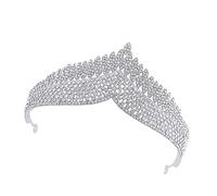OATIPHO De Novia Elegante De Aleación Tocado De Imitación De Gemas Para Boda De Princesa Brillante Para Mujer
