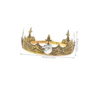 OATIPHO De Príncipe Para Hombre Para Cosplay Y Eventos Tocado Decorativo De Marca Para Disfraces De Rey Ajuste Universal