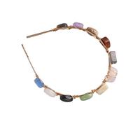 OATIPHO Diadema Cabello Piedras De Colores, Tamaño Único, Diseño Elegante, Para Mujeres y Niñas, Adecuado Para Fiestas y Vacaciones