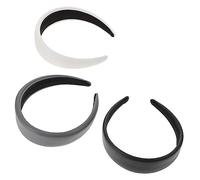 OATIPHO Diadema de PU 3 Piezas Diadema Decorativa Antideslizante Tamaño Compacto Accesorios para Correr y Yoga para y