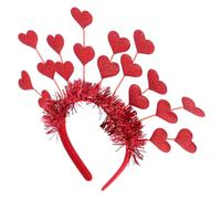 OATIPHO Diadema de Rojo para Mujeres Accesorio de Fiesta y Día de San Valentín Diadema Creativa y Chic para Celebraciones y Fotografía