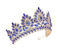 OATIPHO Diadema De Tiara De Gemas De Imitación Exquisita Nupcial Delicada Decoración Para Cabello Vestido De Novia Obsequio De Dama De Honor Despedida De Soltera