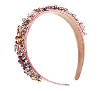 OATIPHO Diadema Retro Gemas de Imitación Aro Pelo Diadema de Cristal para Mujer Accesorio de Moda para Fiesta o Boda Diseño Barroco