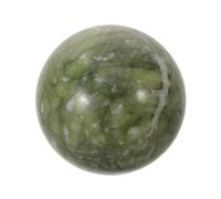 OATIPHO Esfera de Jade Natural Pulida 4-5 Cm, Bola de Cristal Verde para Decoración Feng Shui, Adorno Chino Suerte para Meditación y Armonización de Energía en Hogar y Oficina