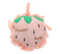 OATIPHO Esponja Corporal Exfoliante de Baño de Fresa Grande, Bola Vegetal para Ducha, Exfoliante Corporal, Empaque Individual, Uso Diario para Mujer y Hombre, Limpieza Profunda