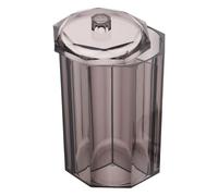 OATIPHO Estuche Acrílico Organizador para Herramientas de Pestañas 3 Compartimentos, Contenedor de Hisopos de Algodón, Soporte Transparente para Tocador, Tamaño 13,7 X 7,6 Cm, Adecuado