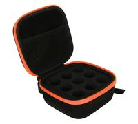 OATIPHO Estuche Portátil para Insulina 9 Ranuras 10 Ml Bolsa Térmica Aislante Antichoque Naranja con Asa Organizador de Medicamentos para Viaje y Cuidado Diabetes