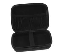 OATIPHO Estuche Protector Para Monitor De Diabetes Portátil Negro Antichoque Cremallera Funda Organizadora Para Viaje Mantenimiento De Suministros Médicos Para Pacientes Diabéticos