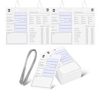 OATIPHO Etiquetas de Cambio de Aceite de Papel 100 Unidades Doble Cara para Mantenimiento del Automóvil Registros de Mantenimiento y Programación de Servicio Suministros para Talleres