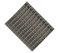 OATIPHO Etiquetas de Precio Numéricas Negras Números Dorados 10 Piezas Carteles de Precios para Joyería y Tiendas Plástico Resistente para Exhibición Duradera