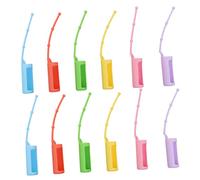 OATIPHO Funda Protectora De Silicona para Botellas De Aceite Esencial 12 Piezas Tamaño 10 Ml Color Variado Protección Anticaídas para Viajeros y Uso Diario