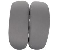 OATIPHO Fundas Elásticas para Reposabrazos de Silla Gaming y Oficina, Cojines Cortos de Espuma Ergonómicos 35x9 Cm, Protectores Grises para Brazos de Silla de Escritorio, Accesorios