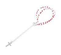 OATIPHO Gótico De Acero Inoxidable Con Cruz y Diseño De Gotas De Para Halloween y Fiestas Joyería Única y Cómoda Para Mujeres