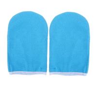 OATIPHO Guantes para Cera de Parafina para Spa de Manos Talla Única Azul Borde Aislantes y Calefactores para Cuidado Hidratante y Terapia en Salones de Belleza