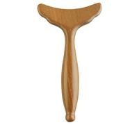OATIPHO Herramienta Gua Sha de Madera de Sándalo para Masaje Facial y Corporal Palo de Masaje Manual Diseño Forma de Sirena Promueve Relajación y Cuidado Piel Uso Casa y Spa
