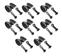 OATIPHO Hormas para Zapatos Ajustables de Plástico Negras 8 Pares para Hombre y Mujer Expansor de Botas y Zapatillas Ensanchador para Pies Anchos Cuidado y Mantenimiento en Viajes