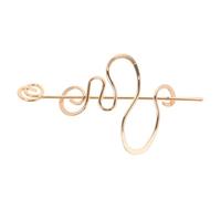 OATIPHO Horquilla Cabello Vintage Metálica Dorada Grande, Palillos Chinos Para Mujer, Accesorio Irregular Para Moños y Peinados Obsequios En Bodas y Fiestas