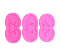 OATIPHO Juego de 3 Moldes de Silicona para Pendientes y Llaveros de Resina Epoxi Formas Luna Canino y Gato Moldes para Joyería DIY 145 Pulgadas Kit para Colgantes y Manualidades