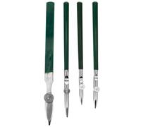 OATIPHO Juego de 4 Bolígrafos de Dibujo Lineal Ajustables Plumas para Marcar Líquido Enmascarador Tamaños Pequeño Mediano Grande y Ancho Color Verde Herramienta para Artistas y