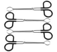 OATIPHO Juego de 4 Pinzas Multiusos de Acero Inoxidable para Varilla de Moxa Herramienta Resistente al Calor para Terapia de Moxibustión Profesional Compacta y Portátil para Uso en Casa