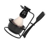 OATIPHO Kit De Afeitado Para Hombre Maquinilla De Afeitar Tazón De Jabón Portátil Soporte Para Brochas Naturales