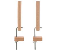 OATIPHO Kit de Herramientas para Fabricar Pulseras y Cordones de Muñeca, Soporte de Madera de Haya Metal, 2 Piezas para Tejido Manual, Adecuado para Manualidades y Bricolaje Artesanal