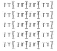 OATIPHO Kit de Reparación de Gafas 60 Pares de Tornillos Pequeños Nº 4, Tornillos de Fijación de Patillas para Monturas, Herramienta de Mantenimiento de Precisión para Gafas sin Montura,