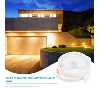 OATIPHO Lámpara de Techo LED Acrílica Sensor de Sonido y Movimiento Luz Inteligente para Pasillos Garajes y Oficinas Luz de Techo Encendido Automático Consumo Energético