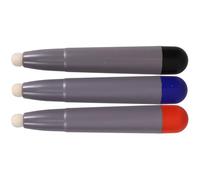 OATIPHO Lápiz Óptico Táctil Capacitivo 3 Piezas para Pizarra y Pantalla Táctil, Práctico y Portátil, Material Abs Resistente, Colores Rojo Azul Negro, Uso Educativo y Profesional