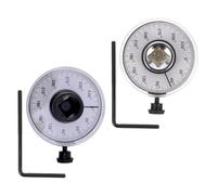 OATIPHO Llave Dinamométrica Angular Ajustable 2 Piezas Medidor Digital de Ángulo de Torsión Indicador Preciso para Reparación Mecánica Herramienta Portátil para Medición de Torque y