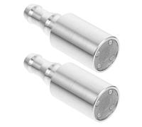 OATIPHO Manguera Dispensadora de Agua de Acero Inoxidable 304, Peso Final Filtro, Tubo Flexible Grande para Bomba de Agua Embotellada, Accesorios para Hogar y Oficina, 2 Piezas