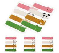 OATIPHO Marcadores de Página Adhesivos PET Transparentes 6 Paquetes Pestañas Fluorescentes de Colores Etiquetas Guía para Libros Escolares y Oficina Pegatinas de Notas Reutilizables y