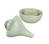 OATIPHO Masajeador Especial para Ojos Rodillo de Acero Inoxidable y Abs, Compacto y Portátil para Rejuvenecer la Piel y Aliviar la Fatiga Ocular en Oficina