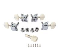 OATIPHO Mejorar el Sonido de Afinación Semicerradas y 4 Casquillos de Metal con Cuerpo Metálico Resistente Kit de 5 Clavijas para Banjo en Accesorios Musicales