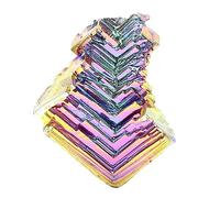 OATIPHO Mini Ranas Cristales De Bismuto Decoración De Cristal Piedras De Cristal Natural Lingote De Bismuto Mineral De La Piedra Preciosa De Bismuto Lingotes De Bismuto Joya Personalidad