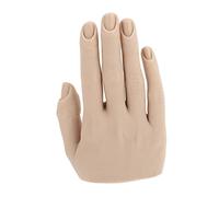OATIPHO Modelo De Mano Para Manicura De Silicona Flexible Para Entrenamiento De Uñas y Práctica De Técnicas De Manicura Para Salones De Belleza y De Formación