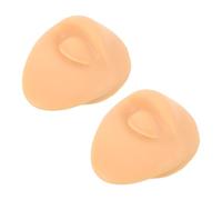 OATIPHO Modelo de Ojo de Silicona Blanda Realista para Práctica de Piercings 2 Piezas Color Piel Detalles Anatómicos Simulador Reutilizable para Formación Profesional en Perforación
