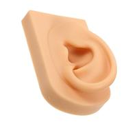 OATIPHO Modelo de Oreja Derecha de Silicona Suave y Flexible para Práctica de Perforación Soporte Decorativo para Exhibición de Joyas para Principiantes y Escuelas de