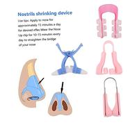 OATIPHO Moldeador Clip Para Levantamiento De Nariz De Silicona 4 Piezas Tamaño Único Para Mujeres y Niñas Uso Diario Moldeador Para Puente Nasal y Punta Caída Colores Aleatorios