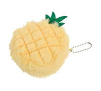 OATIPHO Monedero De Piña De Peluche Creativo Llavero Cartera para Monedas y Llaves Accesorio Divertido para Niñas y Niño Niña