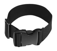 OATIPHO OATIPHO Correa Extensible Ajustable 50cm (19.7") para Riñonera Y Equipaje con Hebilla De Polipropileno Pulgadas for Fanny Packs & Luggage, Black Nylon Webbing with Quick Release Buckle (Chec